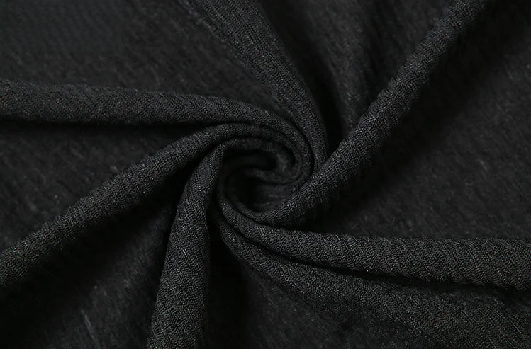 Open Avant Garde Dress With Hood - MidnightAura