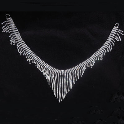 Crystal Tassels Waist Chain - MidnightAura