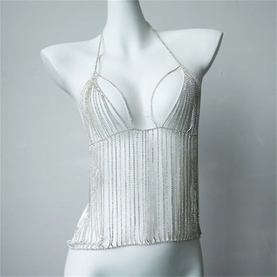 Rhinestones Top - MidnightAura
