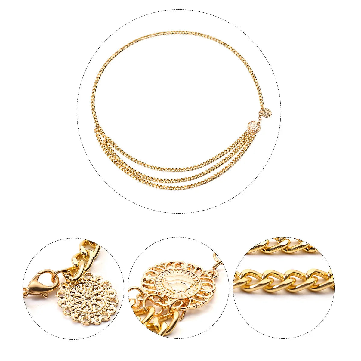 Multilayer Waist Chain - MidnightAura