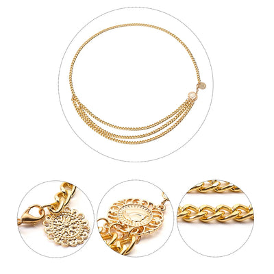 Multilayer Waist Chain - MidnightAura