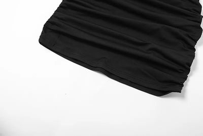 Ruched Cut-Out Bodycon Mini Dress - MidnightAura