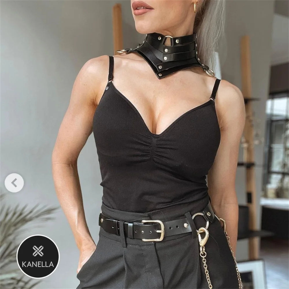 Rock Gothic Collar Necklace - MidnightAura