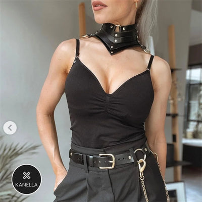 Rock Gothic Collar Necklace - MidnightAura