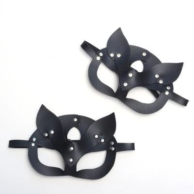 Female PU Leather Mask - MidnightAura