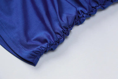 Ruched Cut-Out Bodycon Mini Dress - MidnightAura