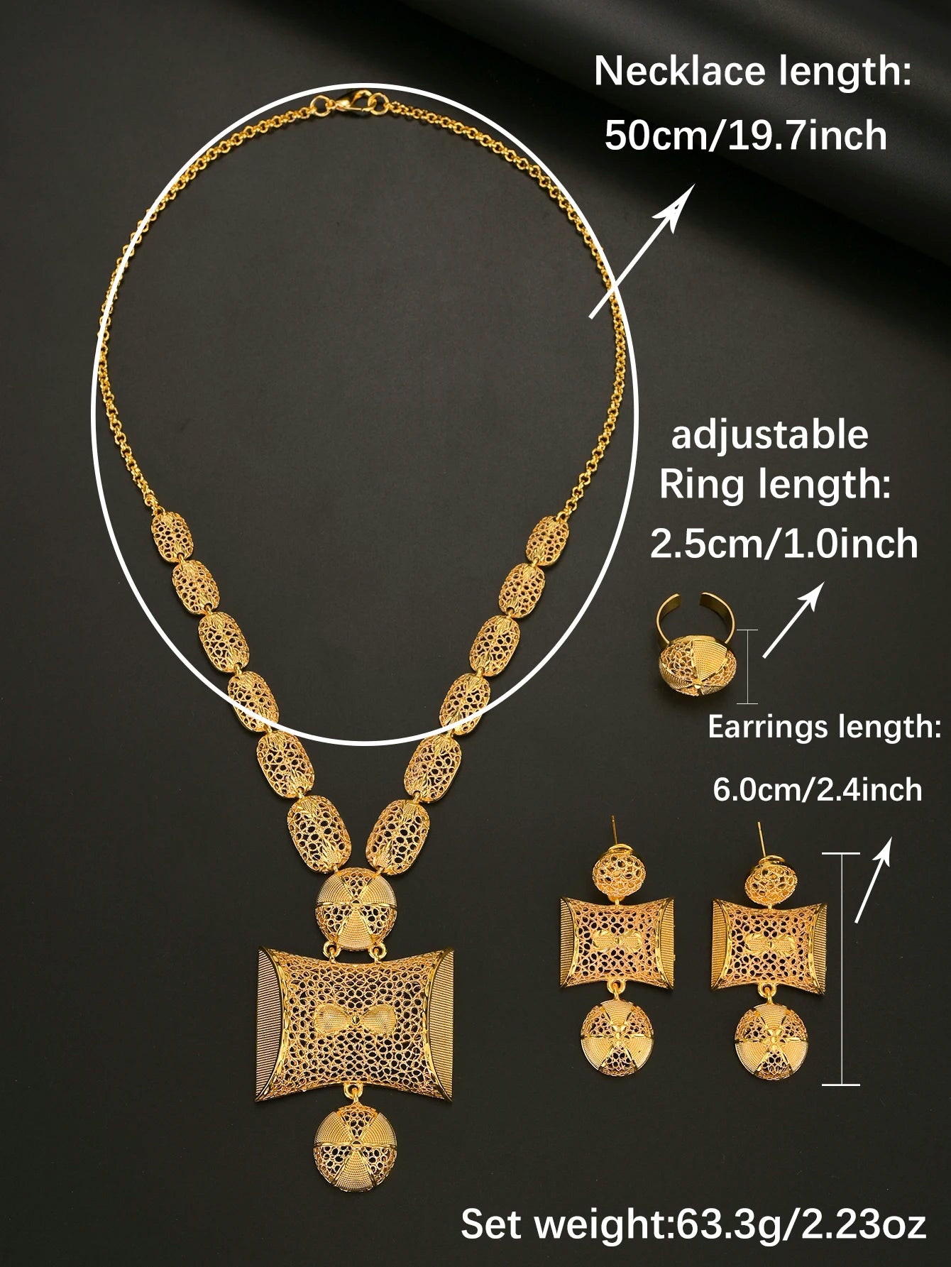 Dubai Jewelry Set - MidnightAura
