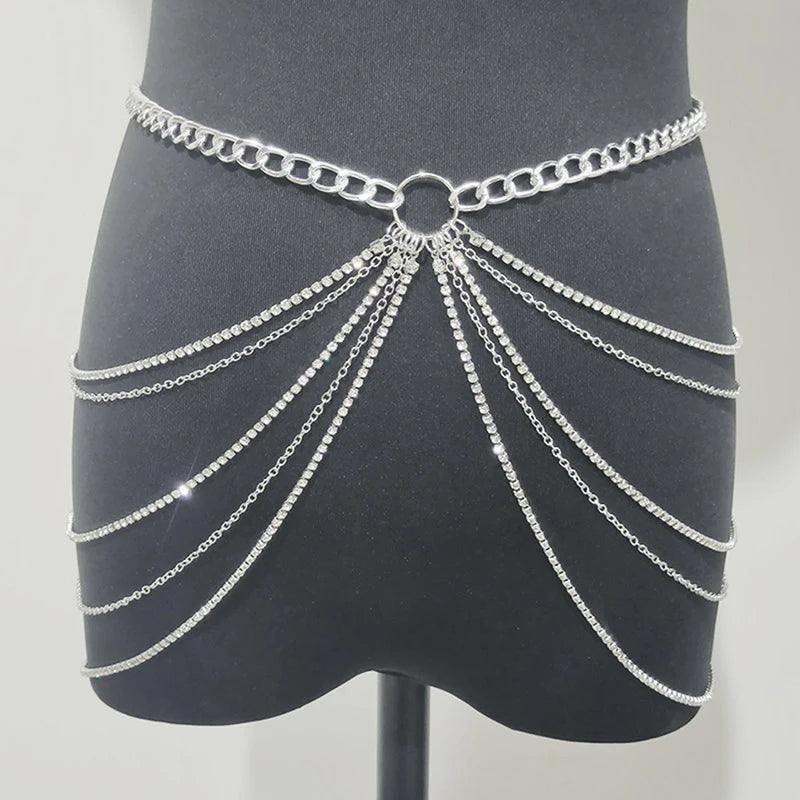 Multilayer Waist Chain - MidnightAura