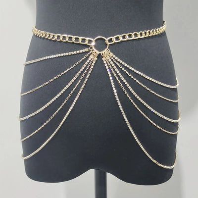 Multilayer Waist Chain - MidnightAura