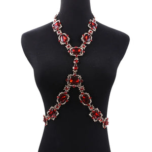 Rhinestone Body Chain - MidnightAura