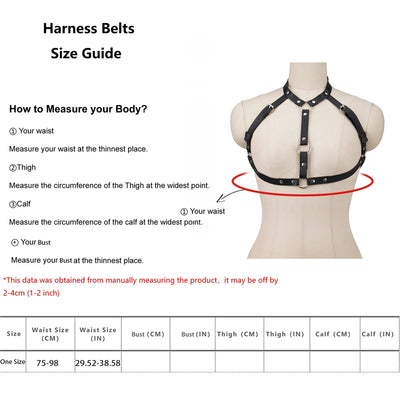 Chest Harness Belt - MidnightAura