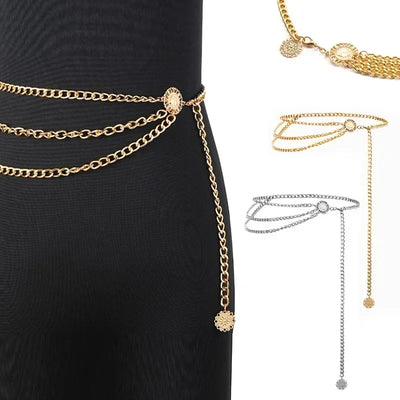 Multilayer Waist Chain - MidnightAura