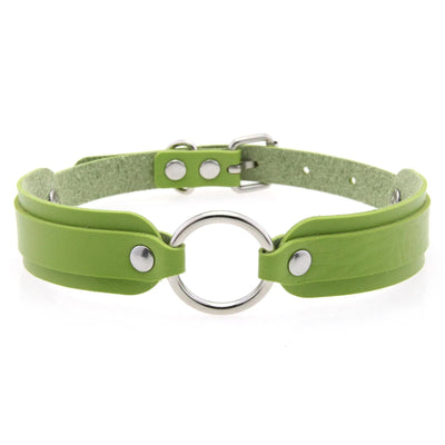Faux Leather Goth Collar - MidnightAura