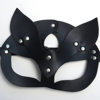 Female PU Leather Mask - MidnightAura