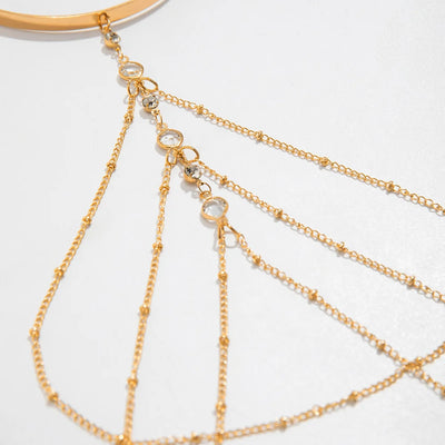 Rhinestone Arm Bracelet - MidnightAura