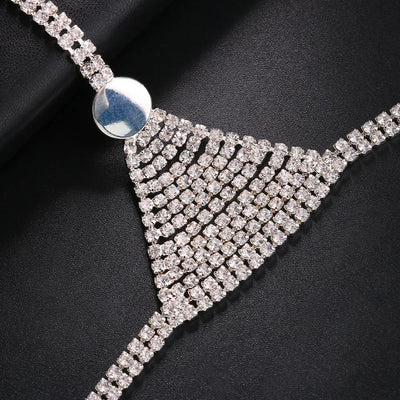 Stonefans Crystal Chest Chain - MidnightAura