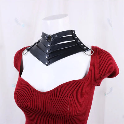 Rock Gothic Collar Necklace - MidnightAura