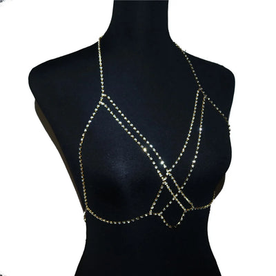 Crossover Chest Chain - MidnightAura