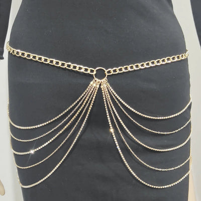 Multilayer Waist Chain - MidnightAura