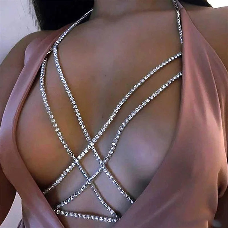Crossover Chest Chain - MidnightAura