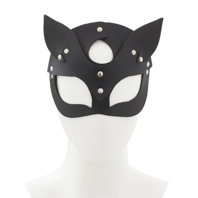 Female PU Leather Mask - MidnightAura