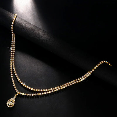 Rhinestone Belly Waist Chains - MidnightAura