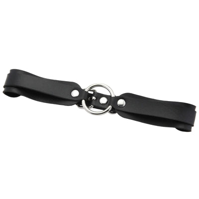 Faux Leather Goth Collar - MidnightAura