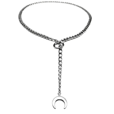 Heart Star O-ring Long Chain - MidnightAura