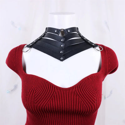 Rock Gothic Collar Necklace - MidnightAura